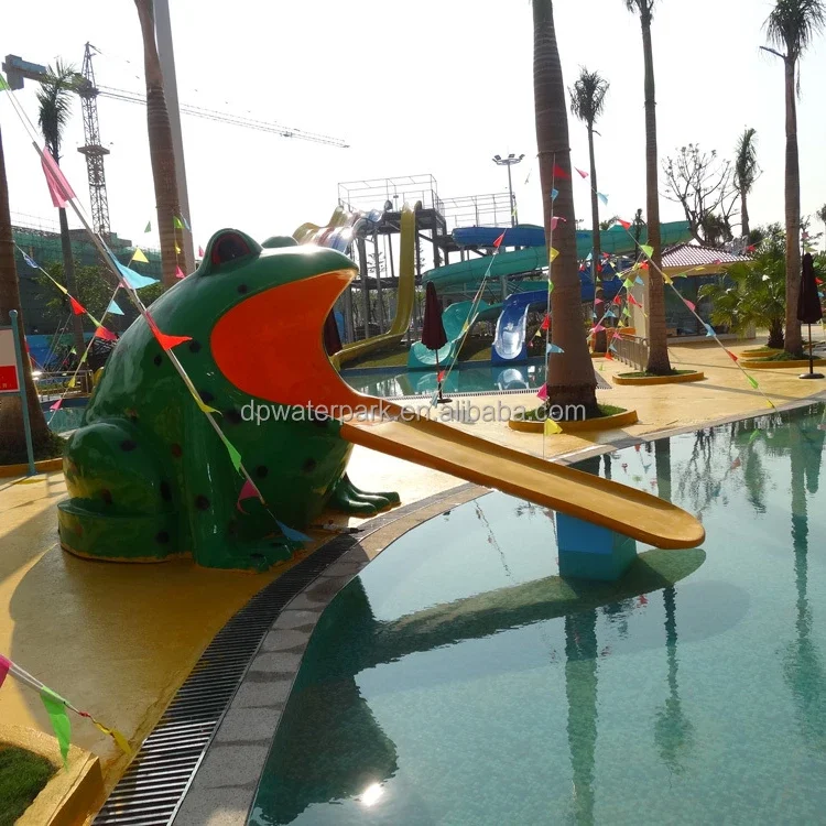 Kids Outdoor Water Park - Outdoor Water Playground Cartoon Toys Fiberglass