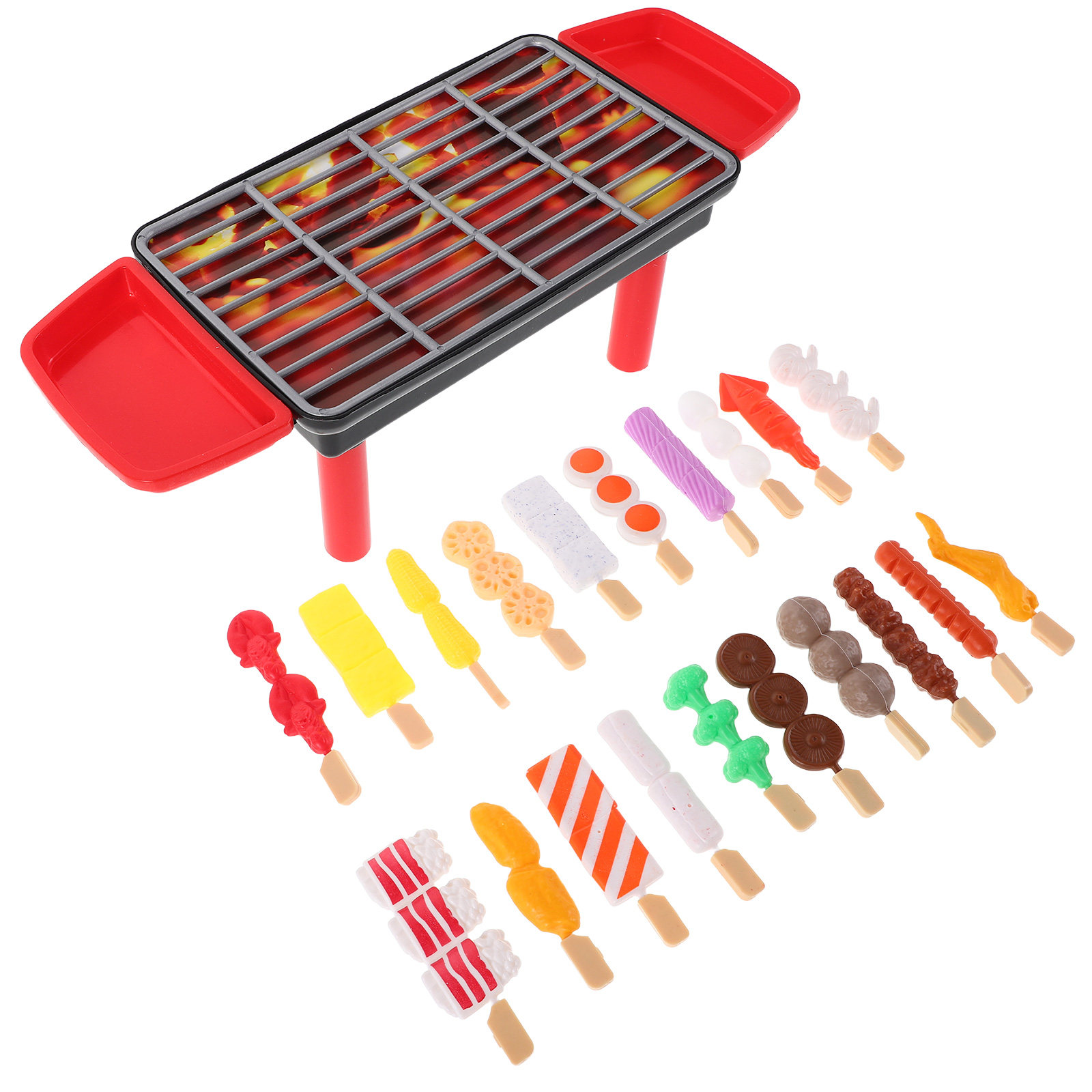 20Pcs Realistic Bbq Grill Play - Kids Outdoor Grill Set ulasan dan harga