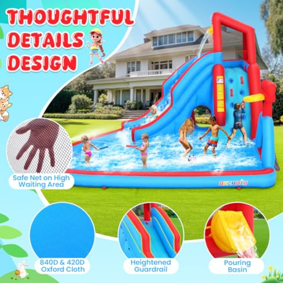 Backyard outdoor water slide i - Kids Outdoor Water Park ulasan dan harga