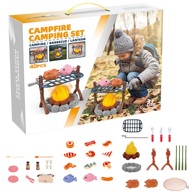 Kids Pretend Camping Set Mini  - Kids Outdoor Grill Set ulasan dan harga