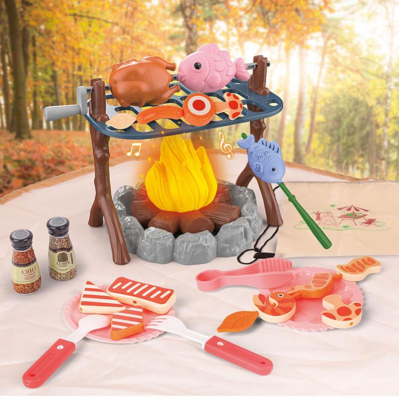 Kids Pretend Camping Set Mini  - Kids Outdoor Grill Set ulasan dan harga