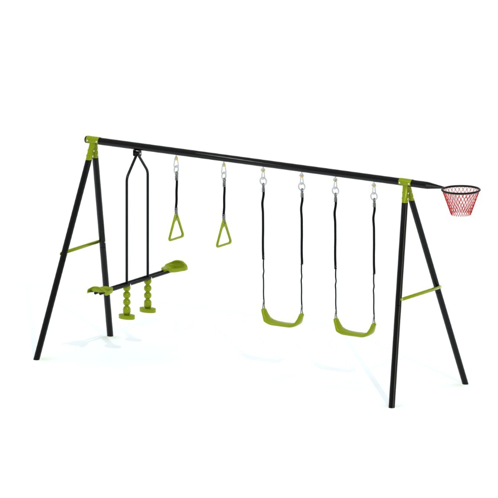 3-in-1 Kids Swing Slide Climbi - Kids Outdoor Swing Set With Slide ulasan dan harga