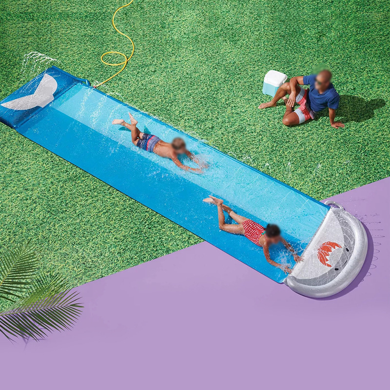 Inflatable Whale Water Slide S - Kids Outdoor Water Sprinkler ulasan dan harga