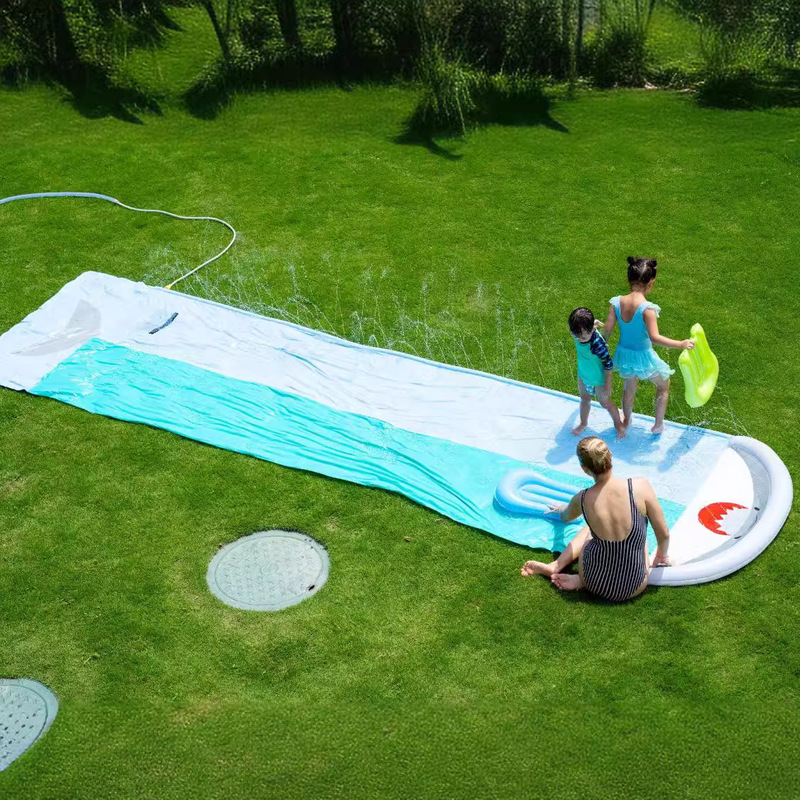 Inflatable Whale Water Slide S - Kids Outdoor Water Sprinkler ulasan dan harga