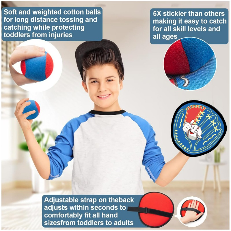 Toss and Catch Ball Set Outdoo - Kids Outdoor Easter Toys ulasan dan harga