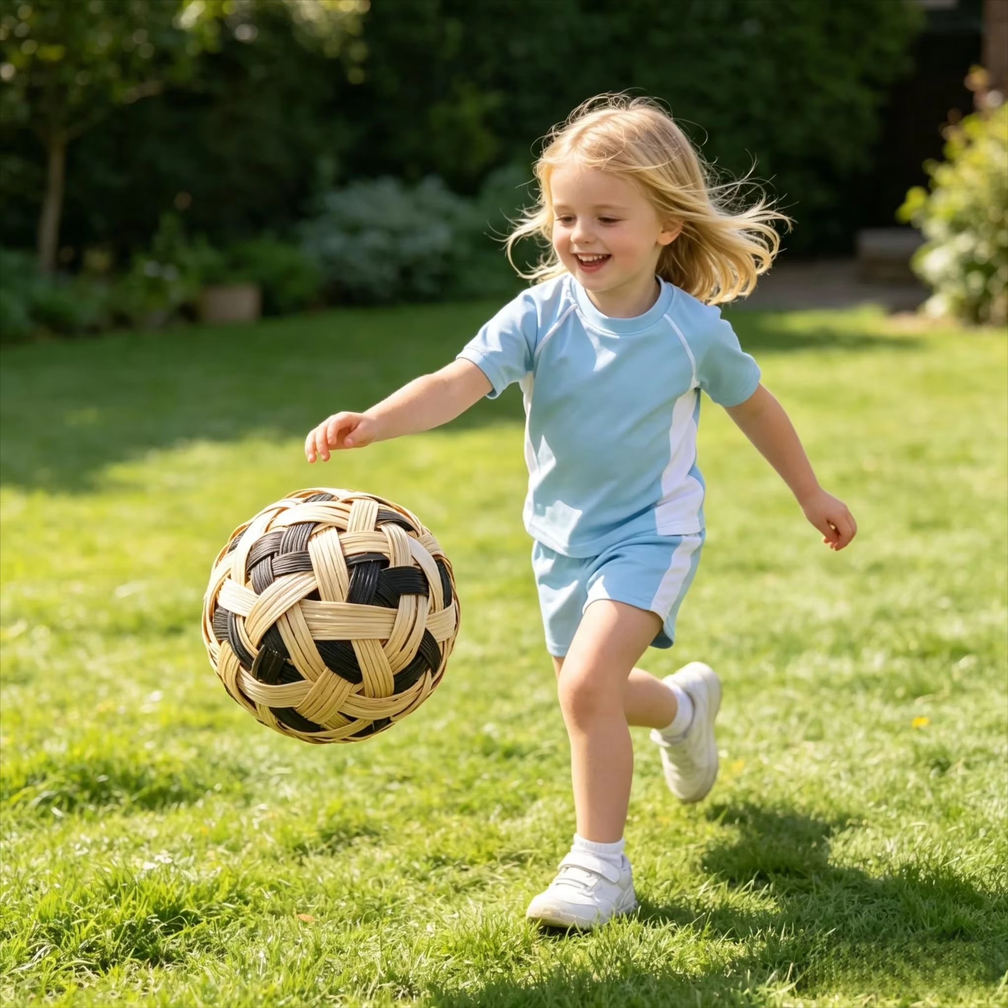 Kids Sepak Takraw Rattan Ball  - Play Kids Outdoor ulasan dan harga