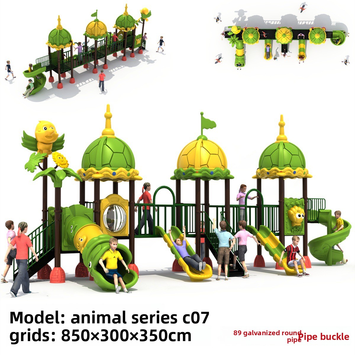 Factory Commercial Small Toddl - Kids Outdoor Swing Set With Slide ulasan dan harga