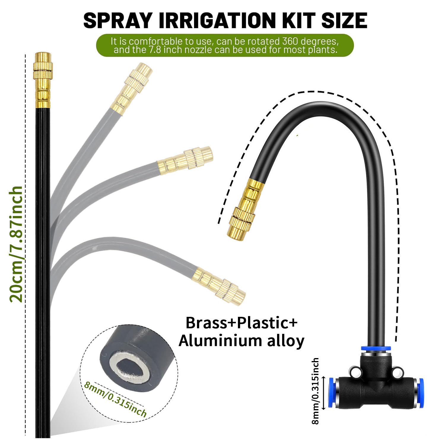 Garden 5/8mm PE Hose Sprayer K - Kids Outdoor Water Sprinkler ulasan dan harga