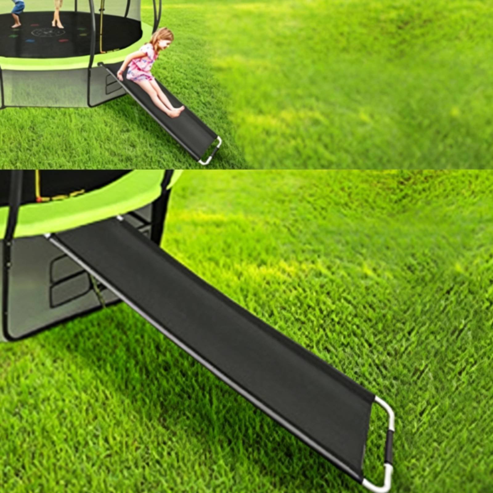 Kids Trampoline with Slide Ind - Kids Outdoor Climbing Equipment ulasan dan harga