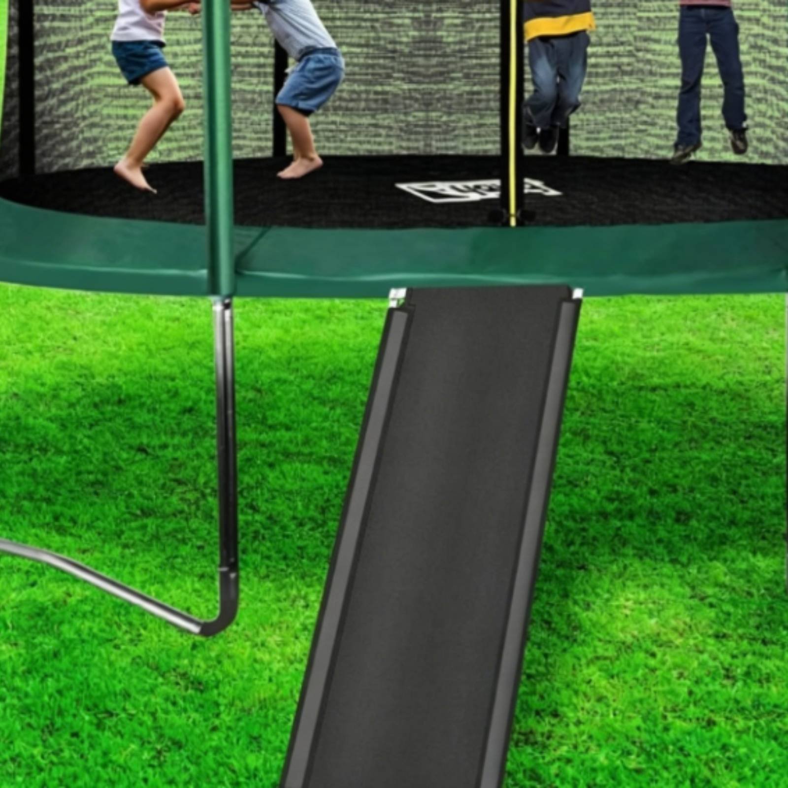 Kids Trampoline with Slide Ind - Kids Outdoor Climbing Equipment ulasan dan harga