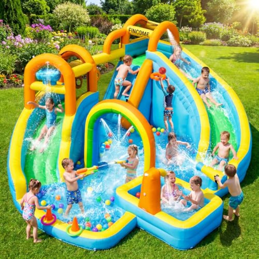 Backyard outdoor inflatable wa - Kids Outdoor Water Park ulasan dan harga