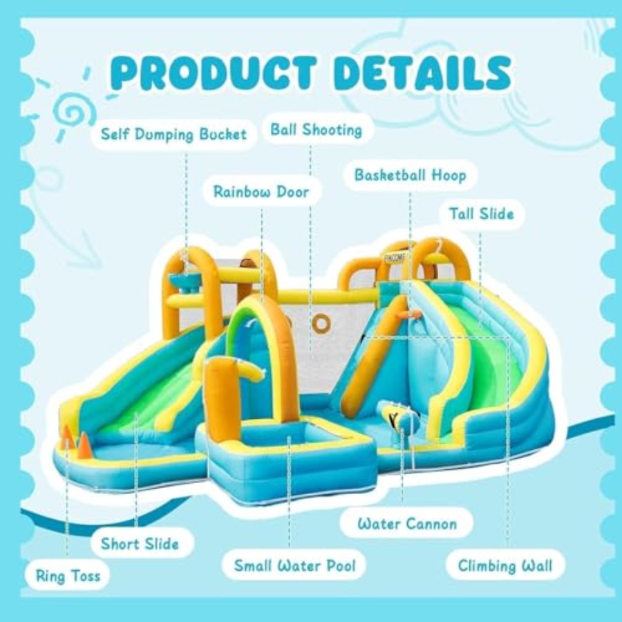 Backyard outdoor inflatable wa - Kids Outdoor Water Park ulasan dan harga