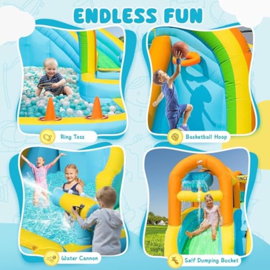 Backyard outdoor inflatable wa - Kids Outdoor Water Park ulasan dan harga