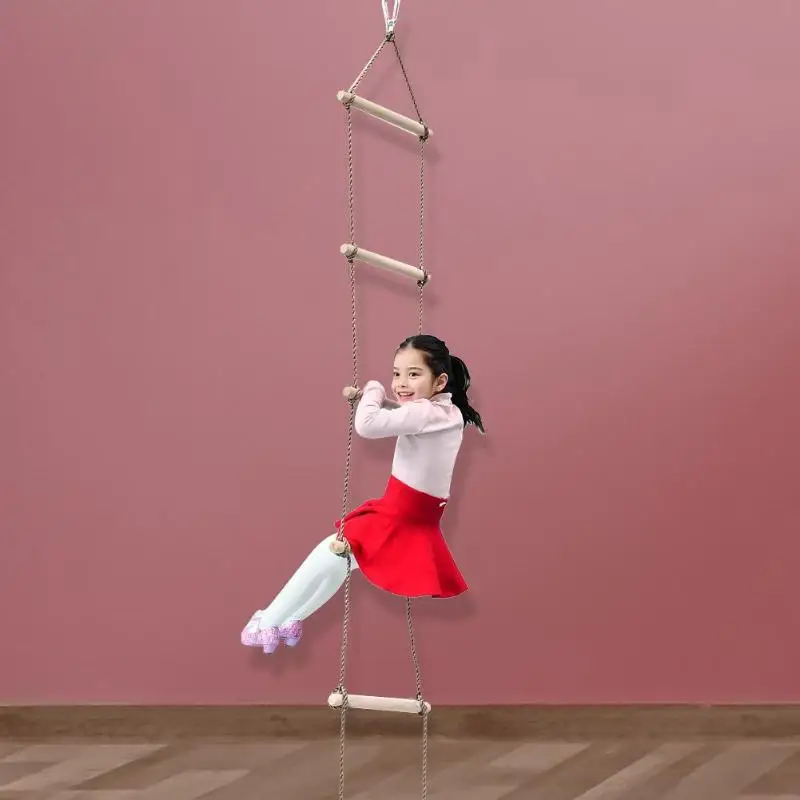 Kids Wooden Ladder Outdoor Act - Kids Outdoor Climbing Equipment ulasan dan harga