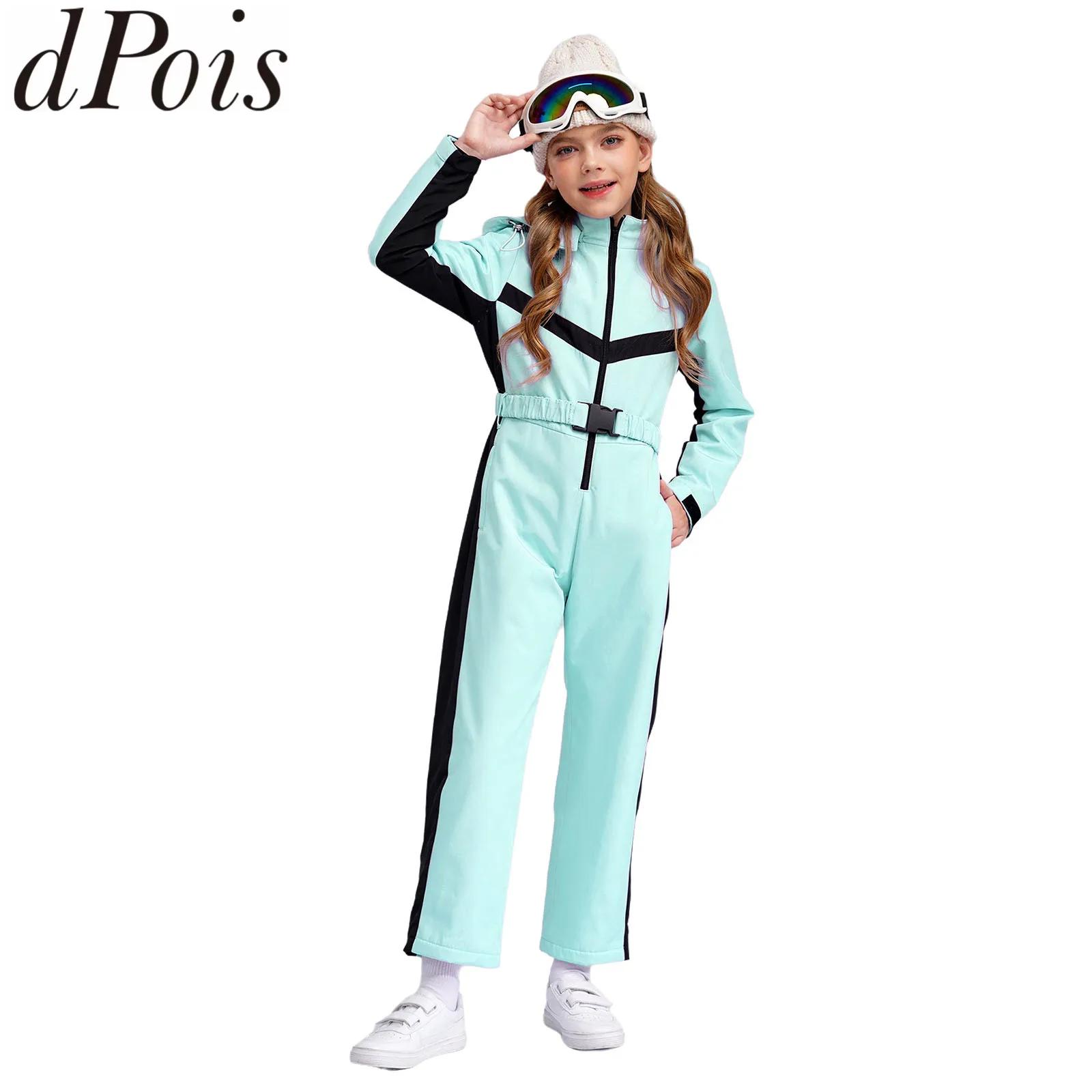 Kids Girls Ski Coveralls Water - Kids Outdoor Jumpsuit ulasan dan harga