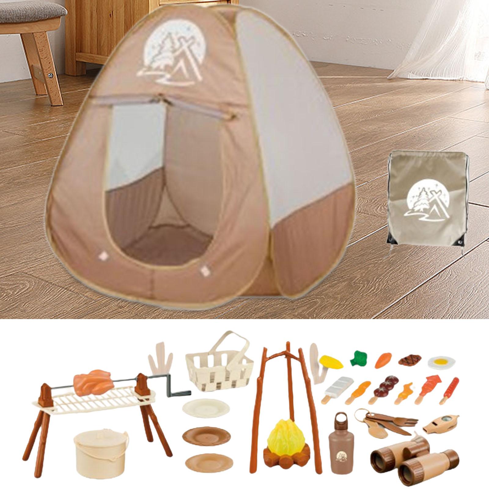34Pcs Kids Camping Set Picnic  - Kids Outdoor Grill Set ulasan dan harga