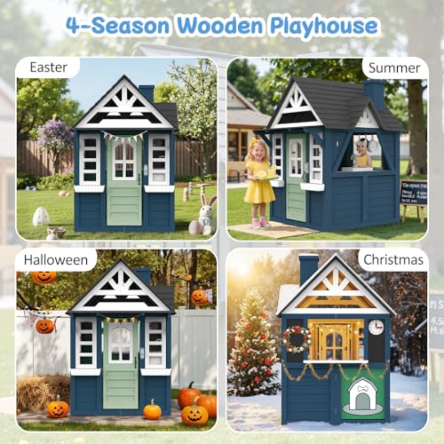 Outdoor kids playhouse: wooden - Kids Outdoor Sink ulasan dan harga