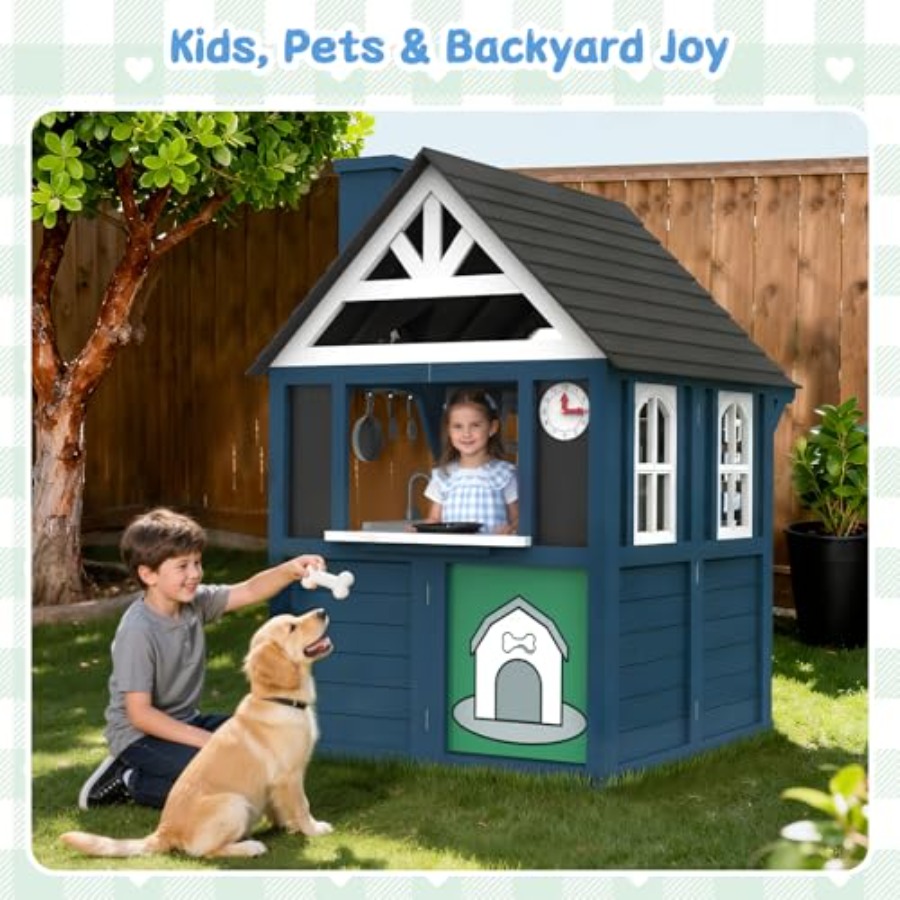 Outdoor kids playhouse: wooden - Kids Outdoor Sink ulasan dan harga