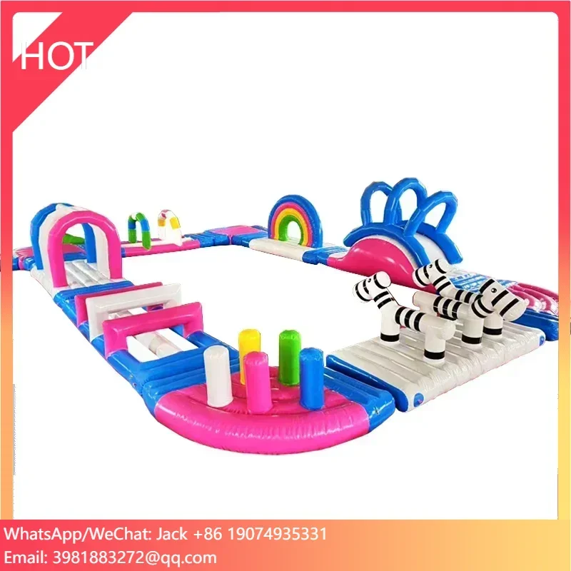 Indoor Outdoor Inflatable Wate - Kids Outdoor Water Park ulasan dan harga