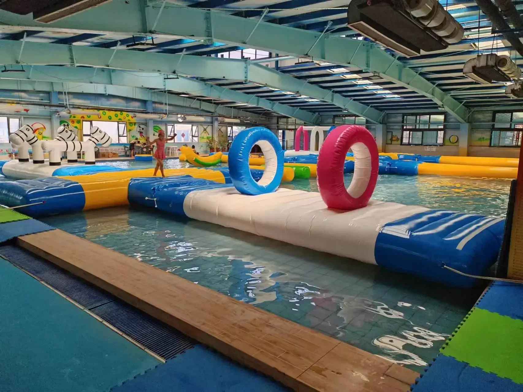 Indoor Outdoor Inflatable Wate - Kids Outdoor Water Park ulasan dan harga