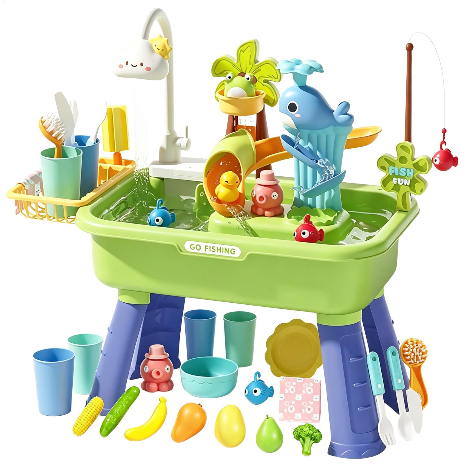 Kids Water Table with Pump, Se - Kids Outdoor Sink ulasan dan harga
