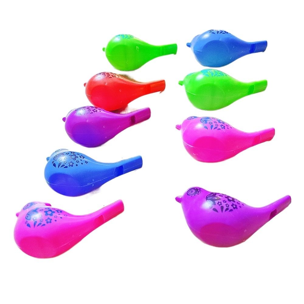 5PCS Colored Water Bird Whistl - Kids Outdoor Music ulasan dan harga