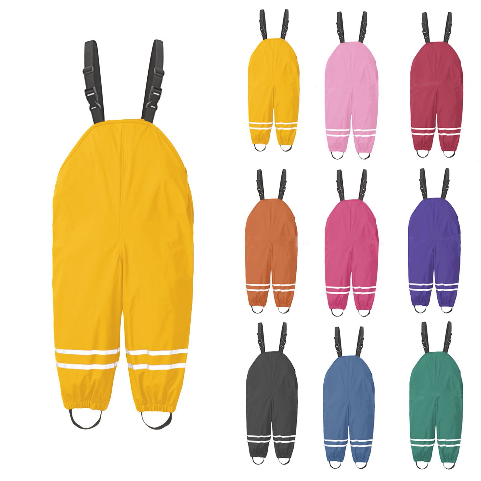 1-8Y Rain Pants Toddler Kids R - Kids Outdoor Jumpsuit ulasan dan harga