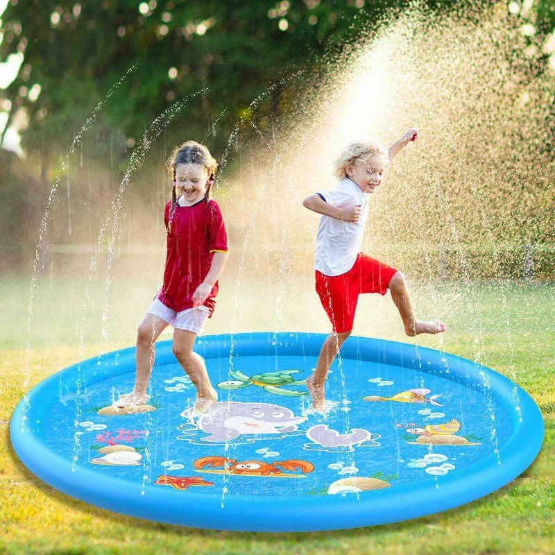 Water Splash Pools Kids Outdoo - Kids Outdoor Water Sprinkler ulasan dan harga