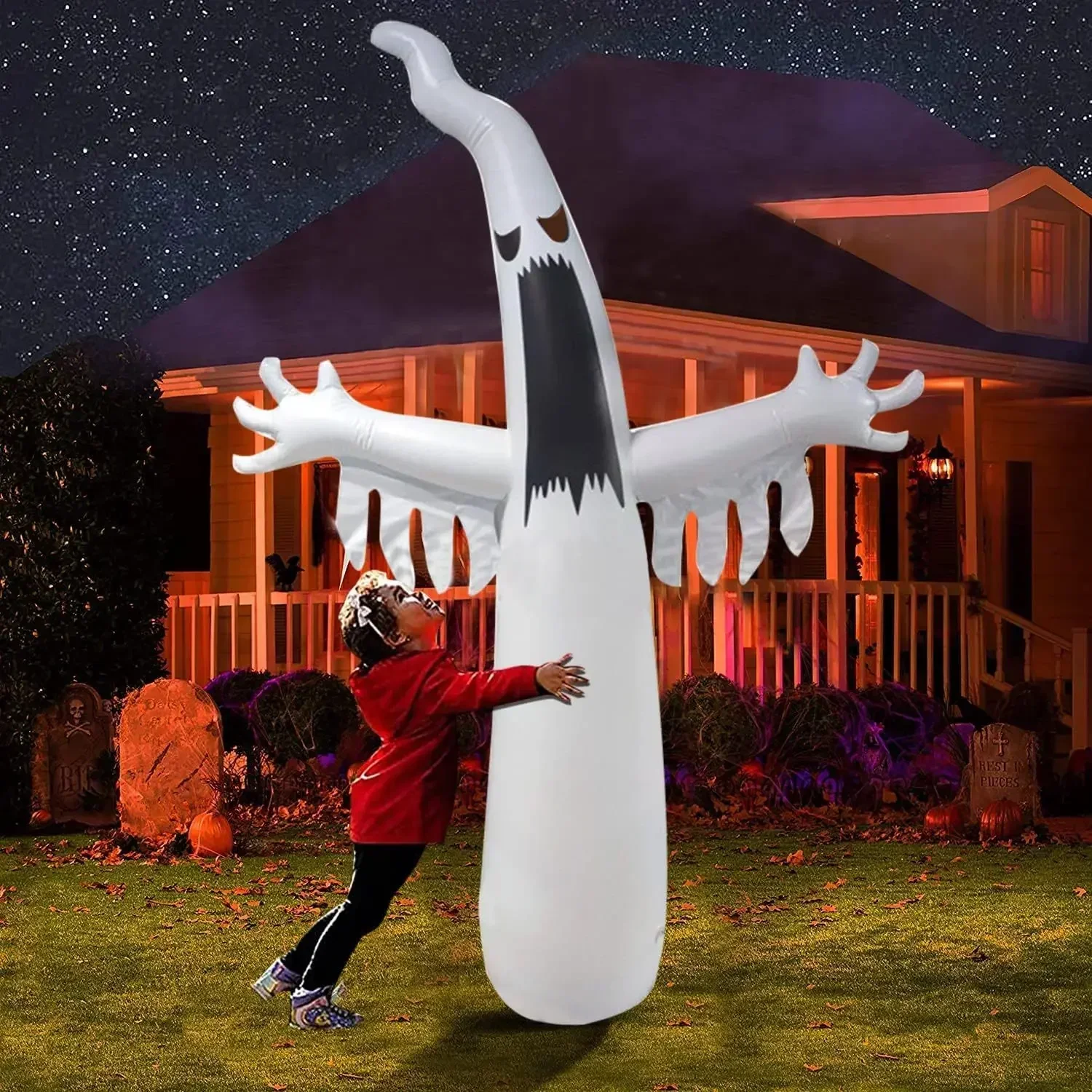 Halloween Inflatable Scary Gho - Kids Outdoor Easter Toys ulasan dan harga