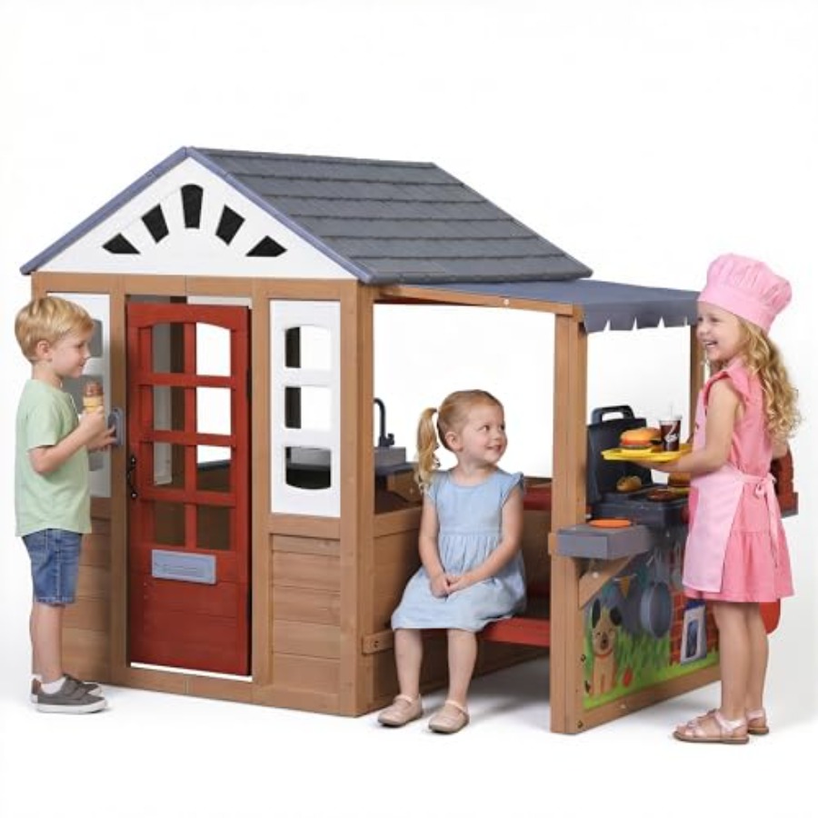 Outdoor Playhouse For Kids Age - Kids Outdoor Grill Set ulasan dan harga