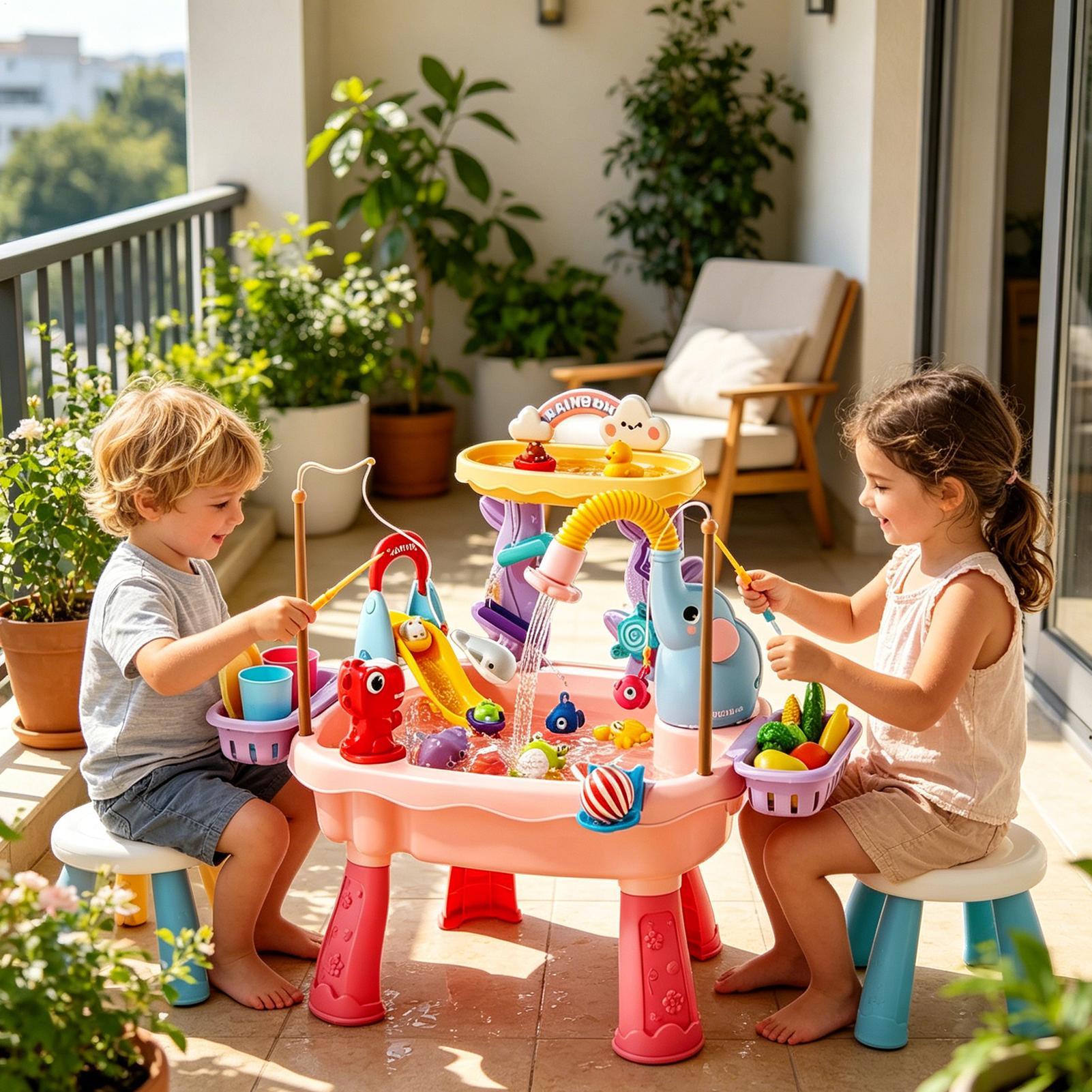 Upgraded Toddler Water Table K - Kids Outdoor Sink ulasan dan harga