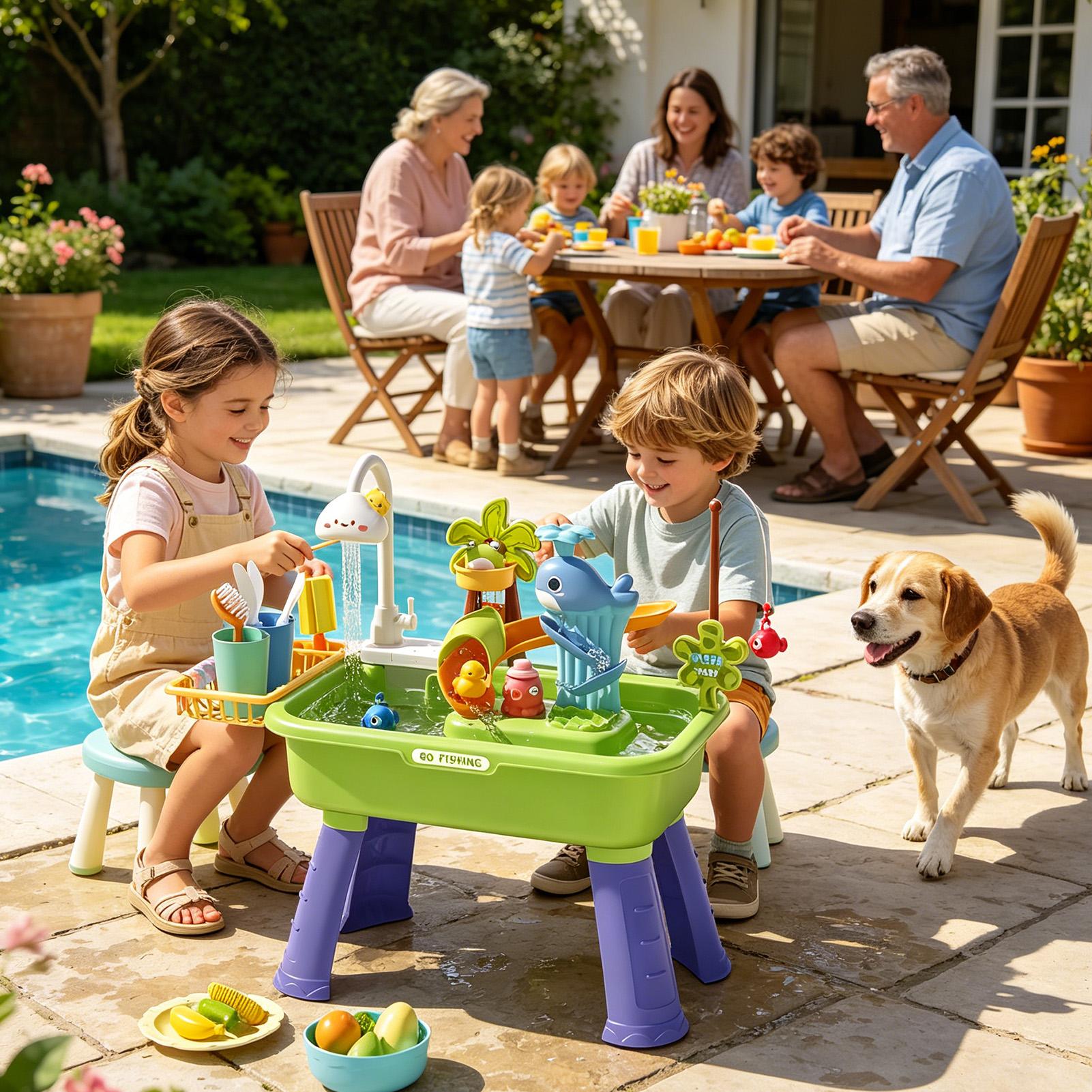 Water Table For Kids With Pump - Kids Outdoor Sink ulasan dan harga