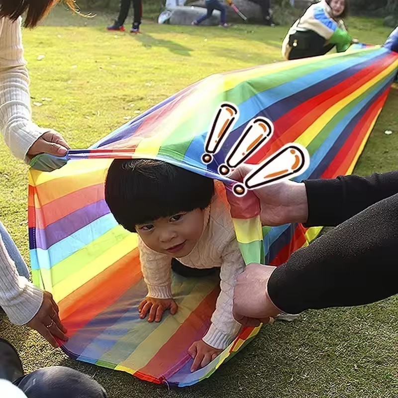 3/5/8M Colorful Rainbow Kids P - Kids Outdoor Tunnel ulasan dan harga