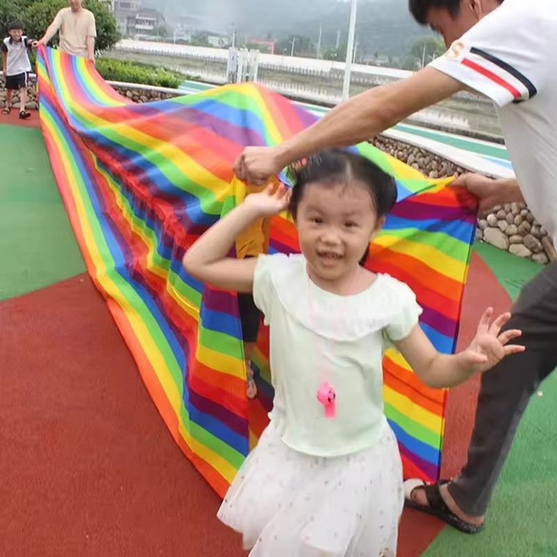 3/5/8M Colorful Rainbow Kids P - Kids Outdoor Tunnel ulasan dan harga