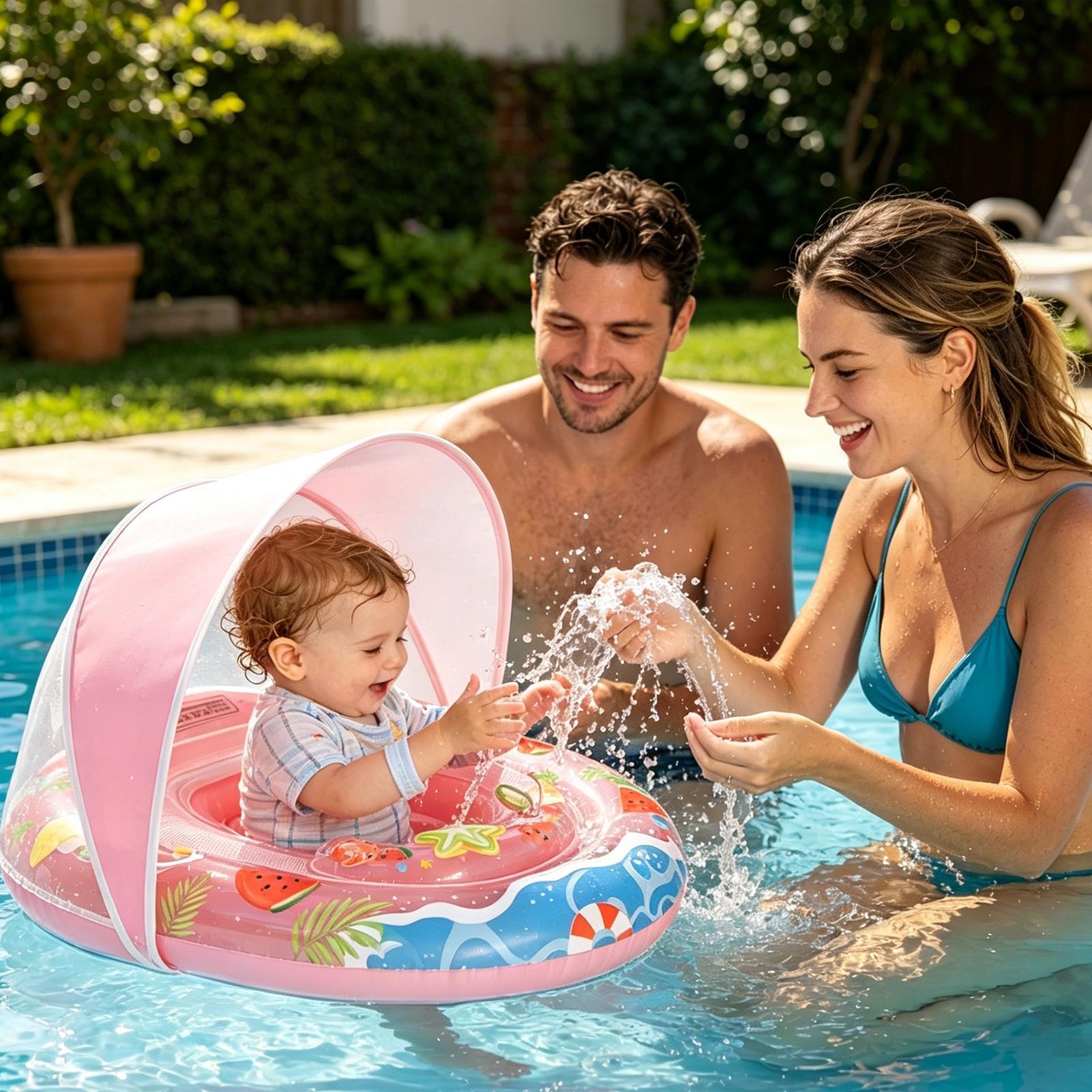 Inflatable Swim Ring Anti Tip  - Kids Outdoor Youtube ulasan dan harga