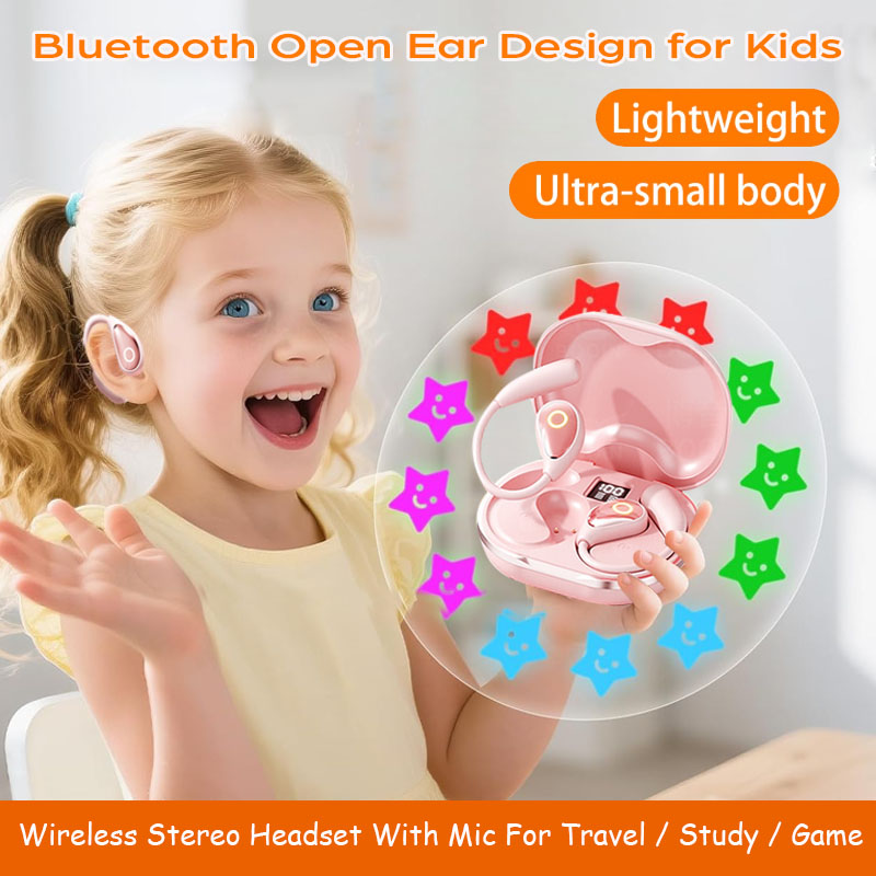 Kids Open Ear Bluetooth Headse - Kids Outdoor Music ulasan dan harga