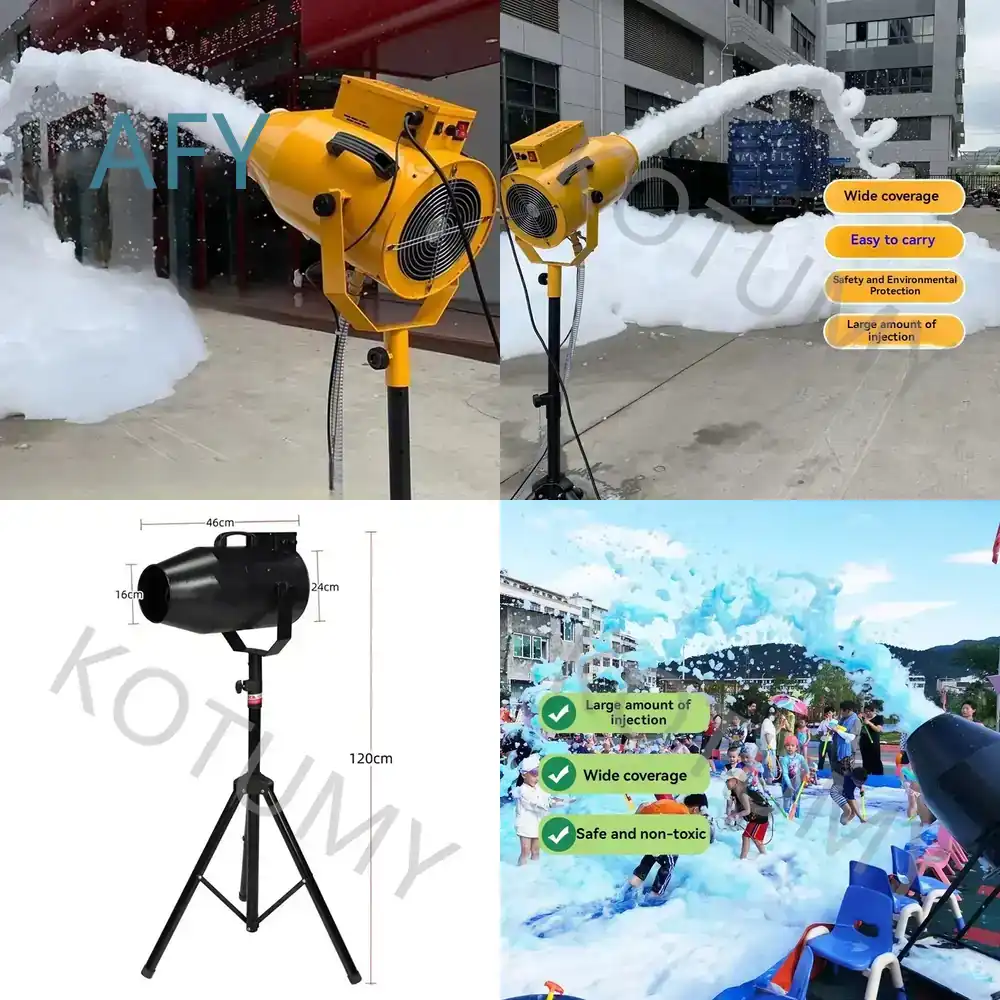 1500W Cannon Bubble Foam Jet M - Kids Outdoor Water Park ulasan dan harga