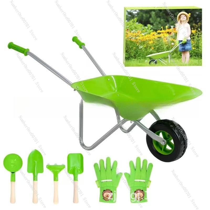 Kids Outdoor Wheelbarrow, Gree - Play Kids Outdoor ulasan dan harga