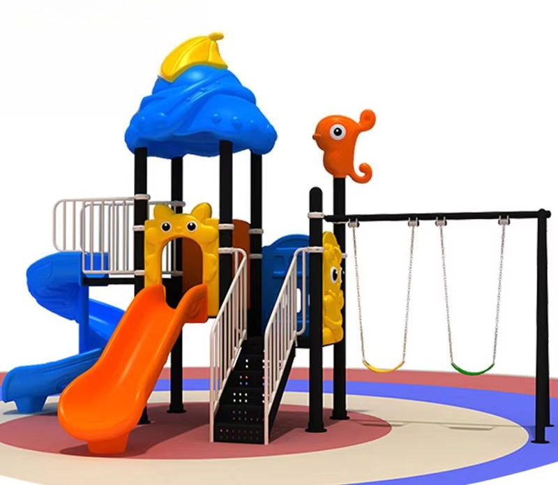 Large Durable Plastic  Kids' S - Kids Outdoor Swing Set With Slide ulasan dan harga