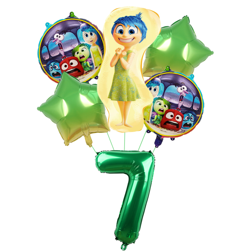 6pcs New Inside Out2 Balloons  - Kids Outdoor Easter Toys ulasan dan harga