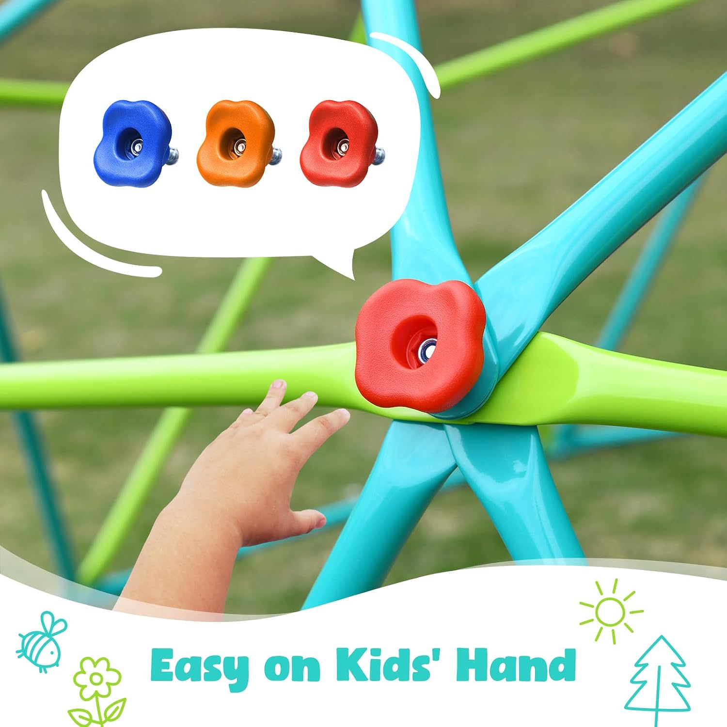 10 ft Climbing Dome Swing Set  - Kids Outdoor Jungle Gym ulasan dan harga