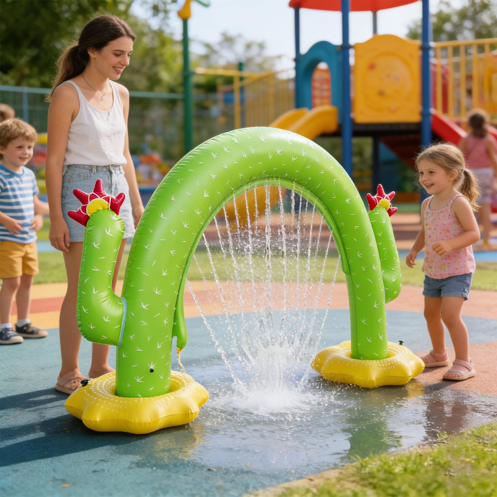 Inflatable Cactus Sprinkler fo - Kids Outdoor Tunnel ulasan dan harga