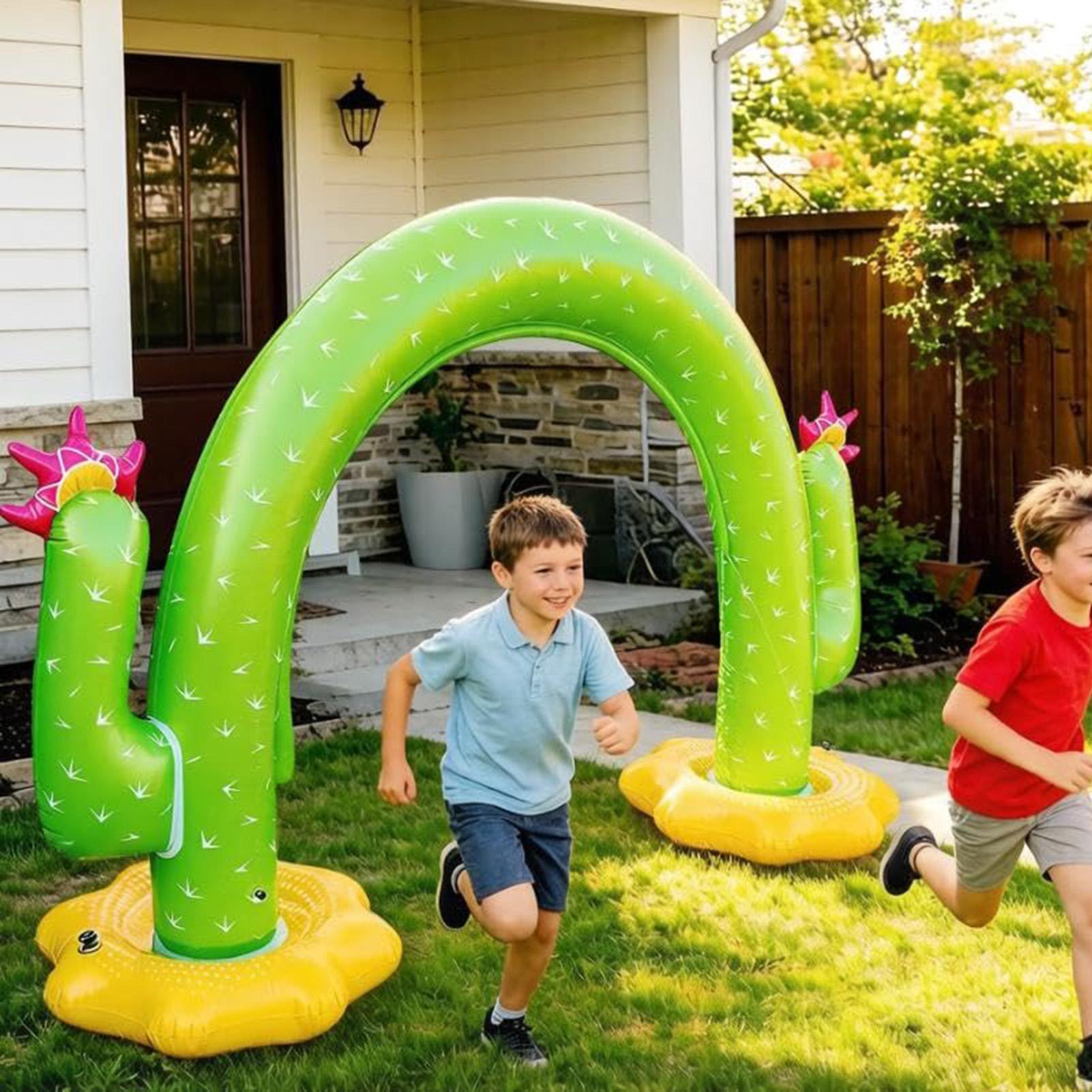 Inflatable Cactus Sprinkler fo - Kids Outdoor Tunnel ulasan dan harga