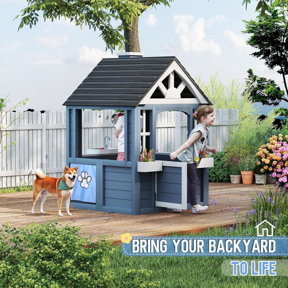 Jevol Kids Outdoor Playhouse,  - Kids Outdoor Sink ulasan dan harga