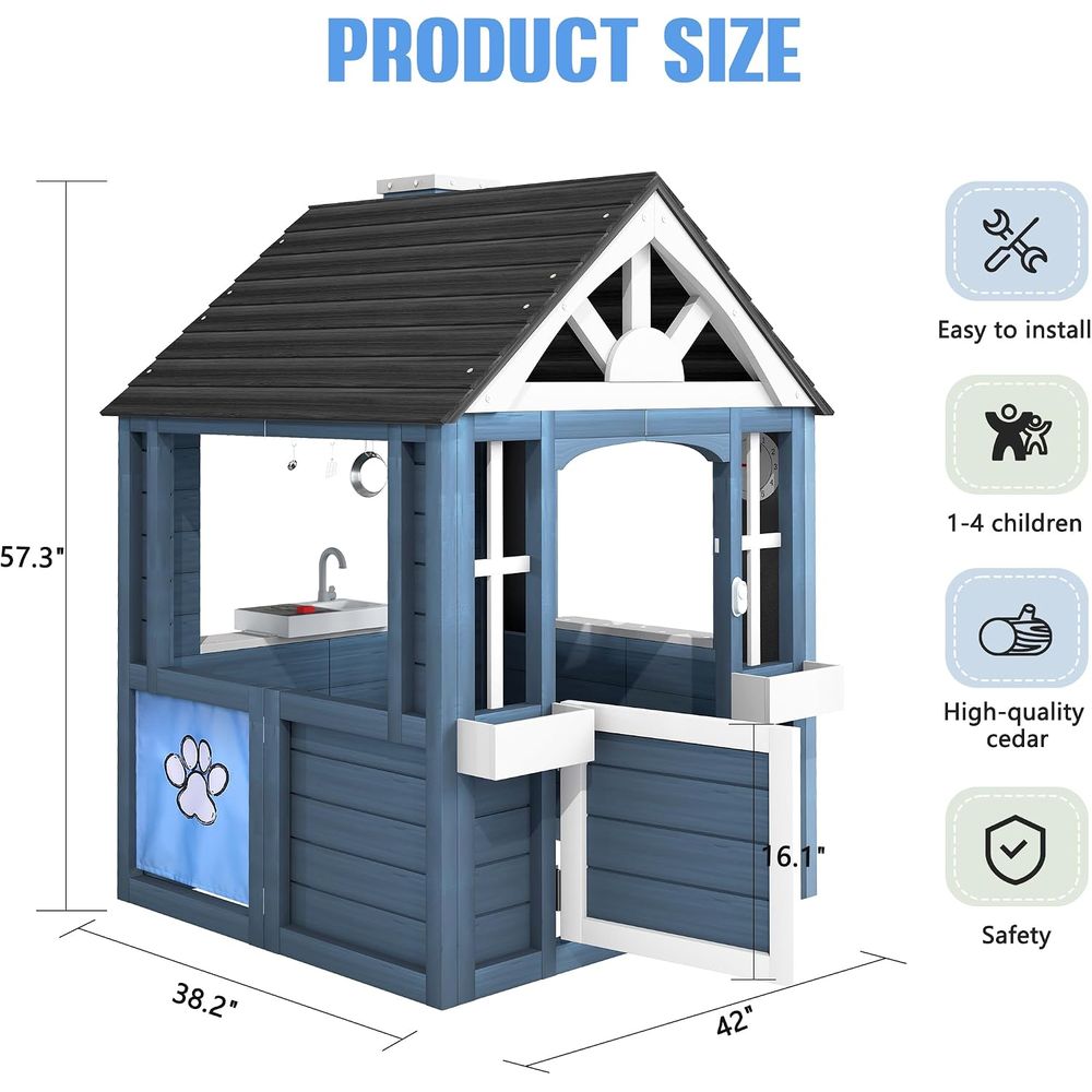 Jevol Kids Outdoor Playhouse,  - Kids Outdoor Sink ulasan dan harga