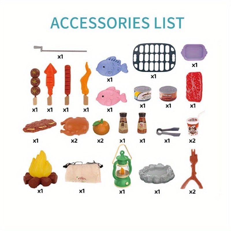 Kids Camping Play Set with LED - Kids Outdoor Grill Set ulasan dan harga