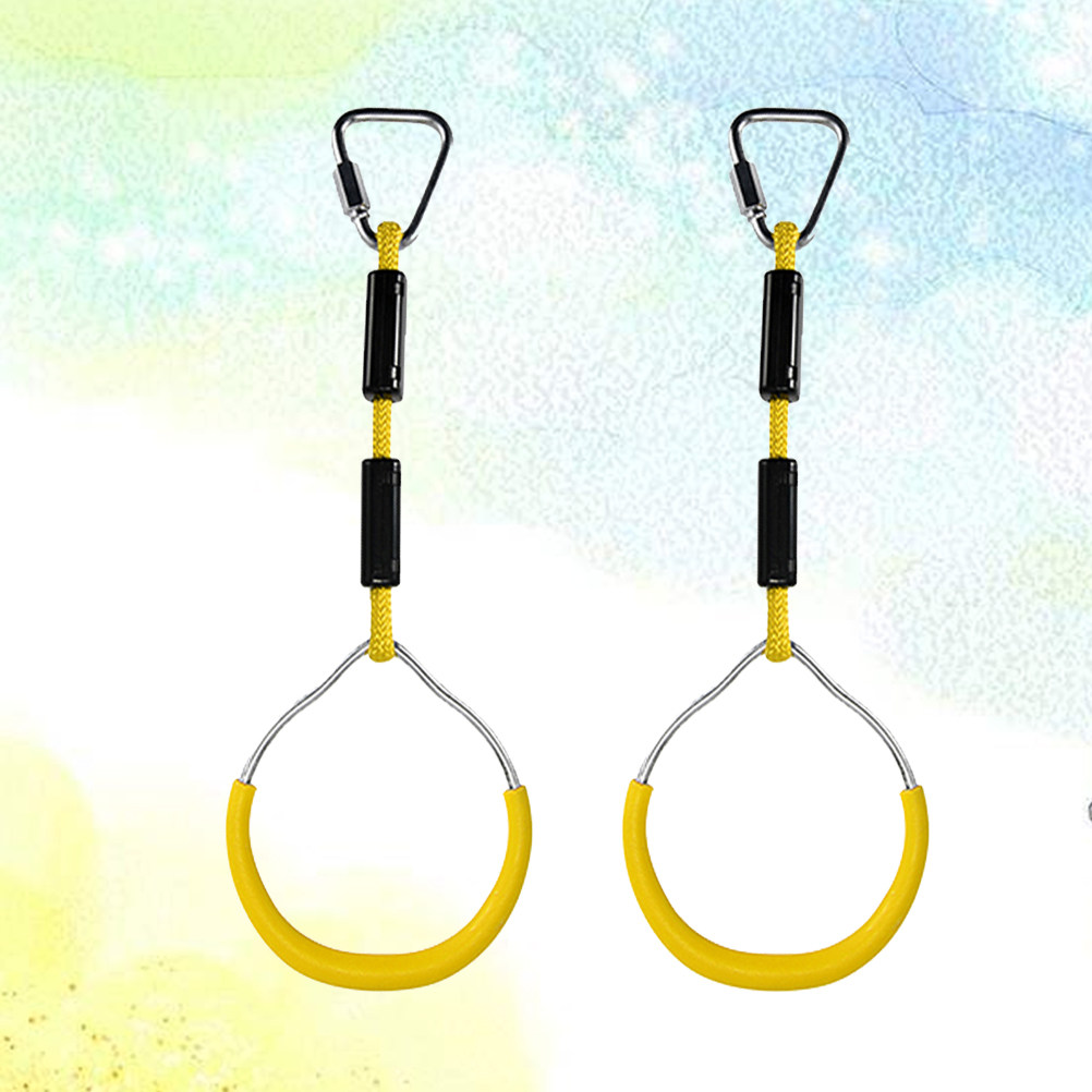 2Pcs Colorful Gymnastic Rings  - Play Kids Outdoor ulasan dan harga
