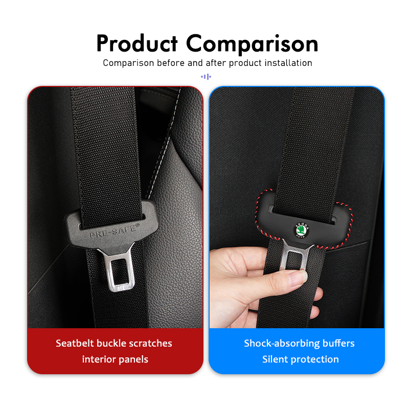 For Skoda PU Leather Car Seat  - Swing Seat Belt ulasan dan harga