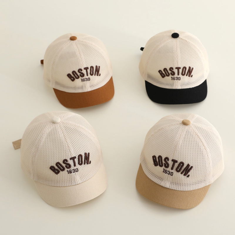 Letter Embroidered Baby Baseba - Kids Outdoor Hat ulasan dan harga