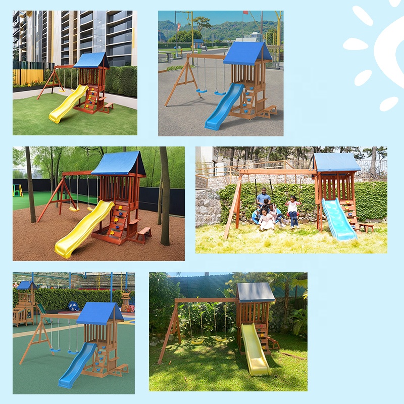 Play Centre - Garden Courtyard - Kids Outdoor Swing Set With Slide ulasan dan harga